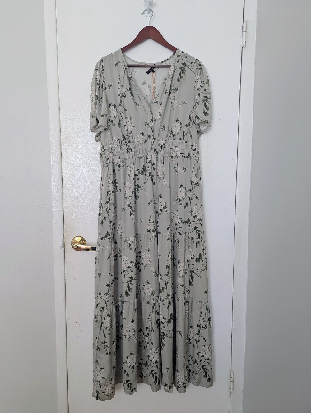 Quince Silk Maxi Dress XL